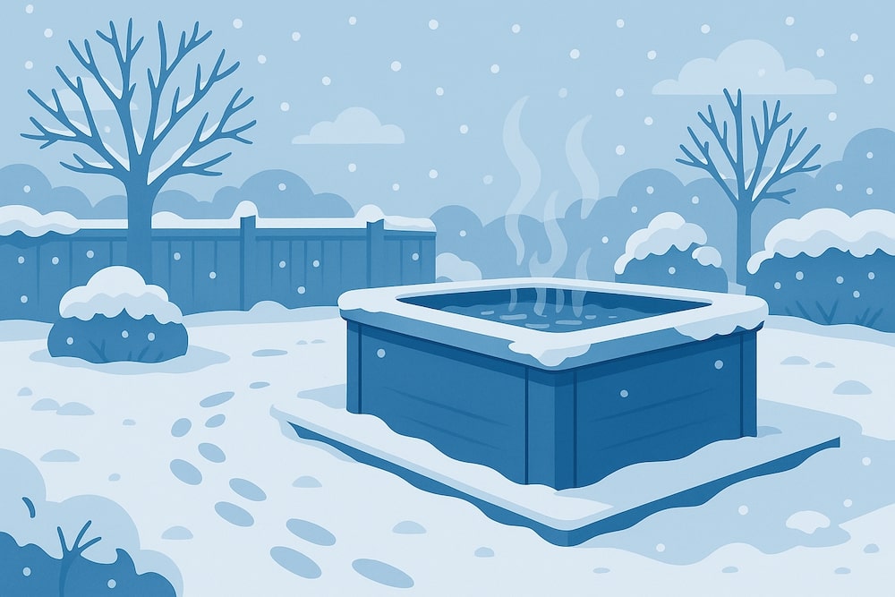 hot tub winter