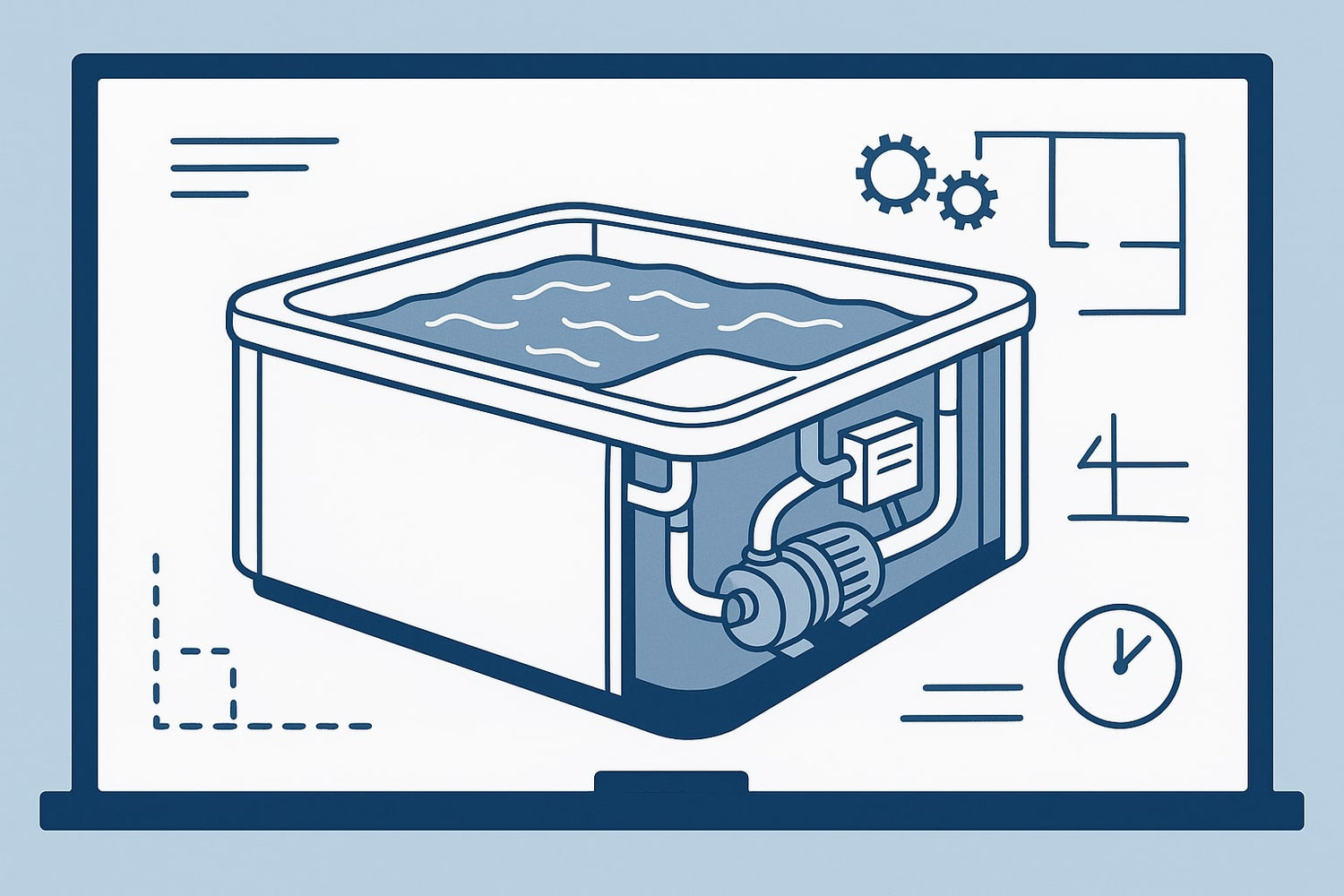 how does a hot tub work