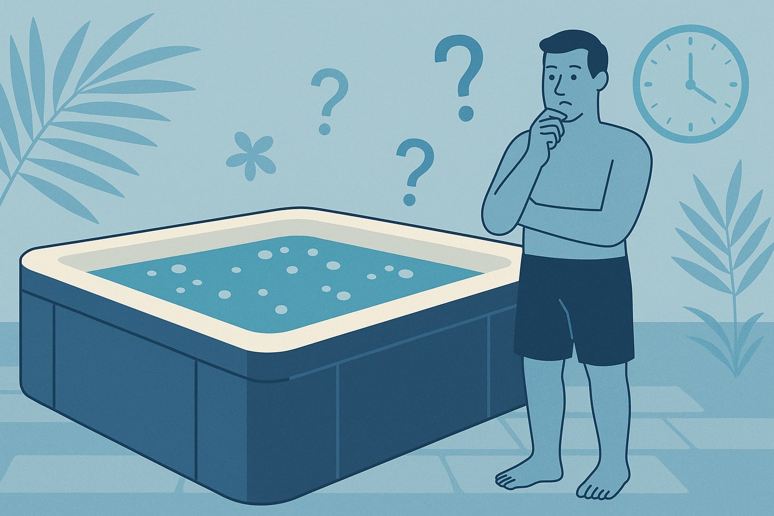 Leave hot tub on all the time