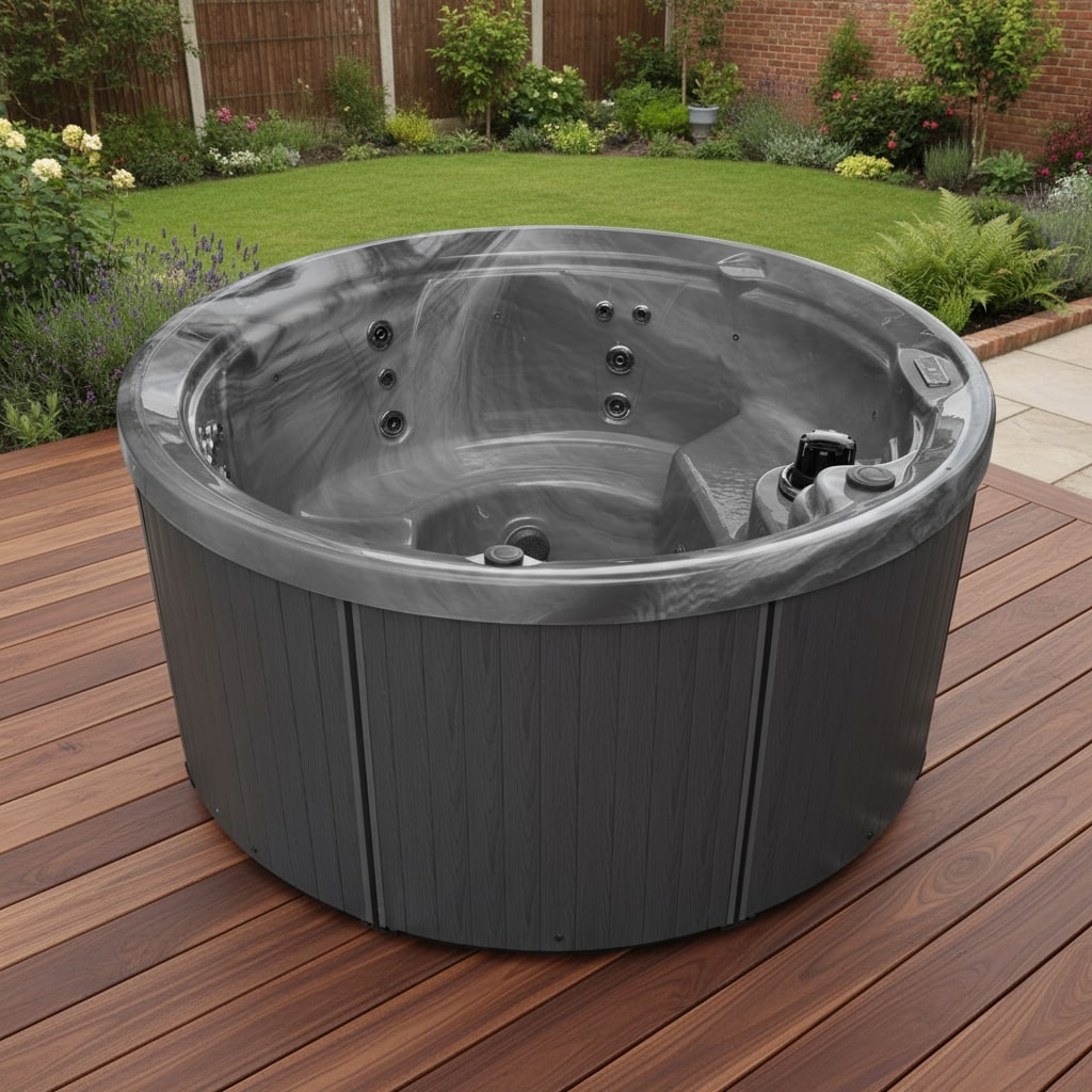 1000 Series hot tub by H2O Hot Tubs