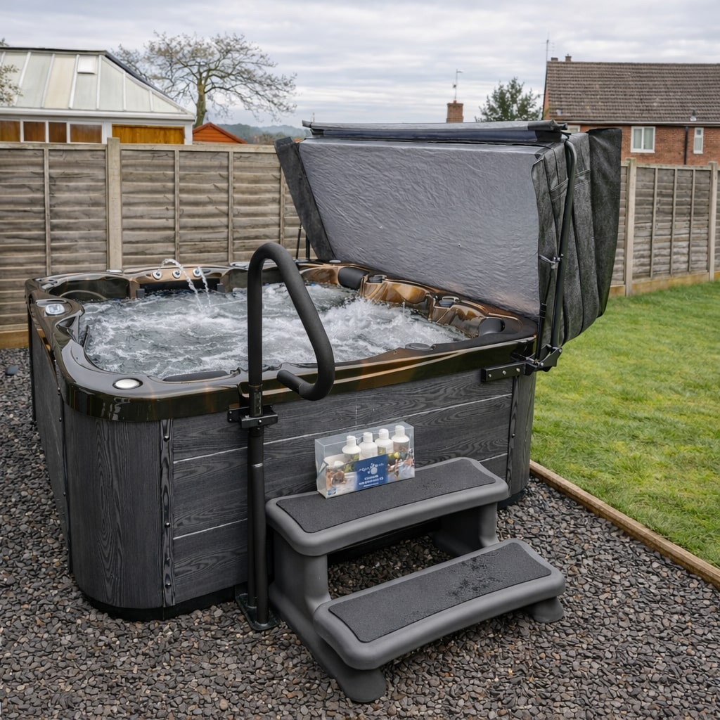 4500 Series hot tub by H2O Hot Tubs