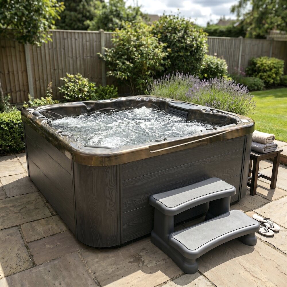 4500 Series hot tub for sale by H2O Hot Tubs