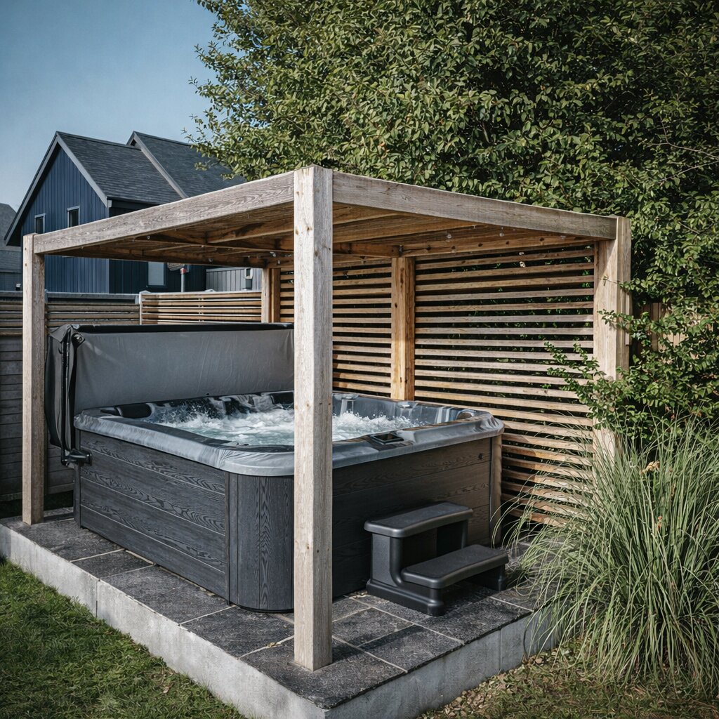 6000 Series hot tub by H2O Hot Tubs