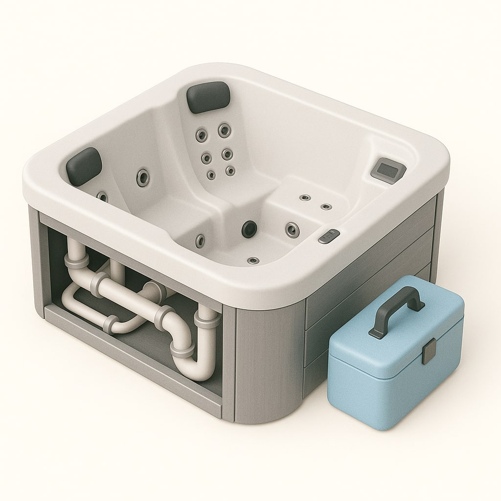 Hot tub open