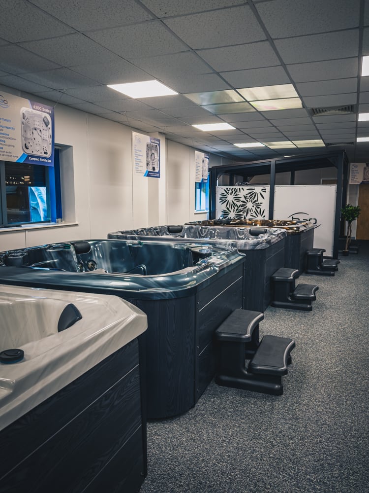 hot tub showroom in nottingham