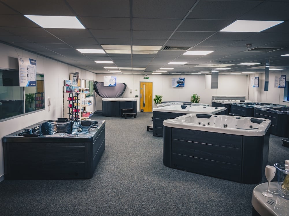 Nottingham hot tub showroom