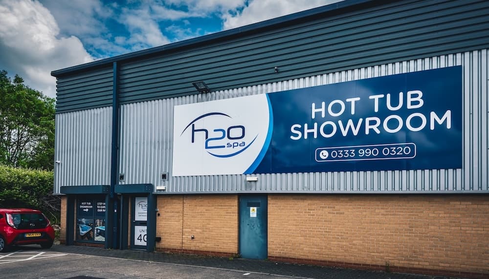 hot tub showroom in Nottingham