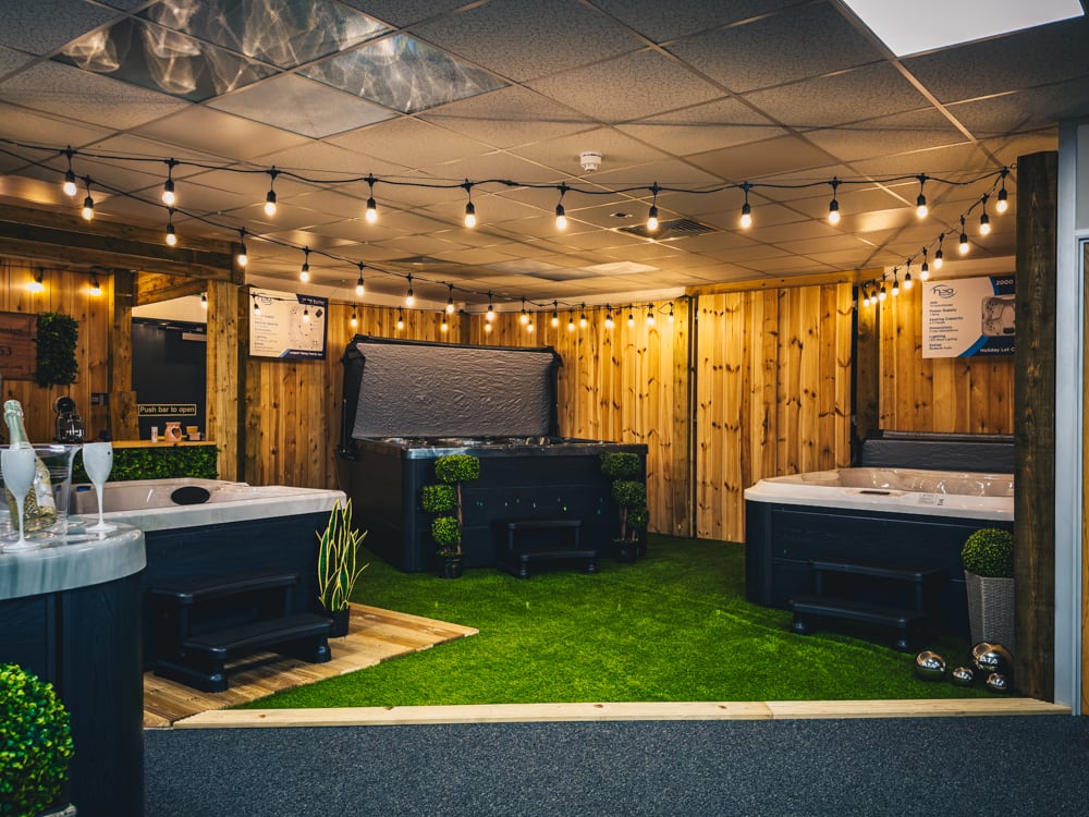 Nottingham hot tub showroom