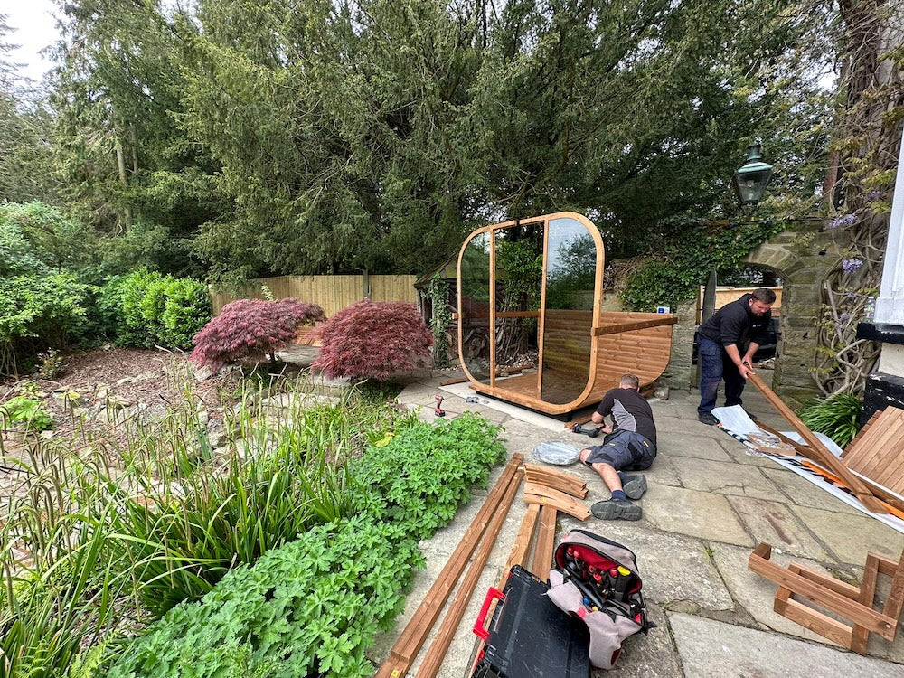 sauna installation