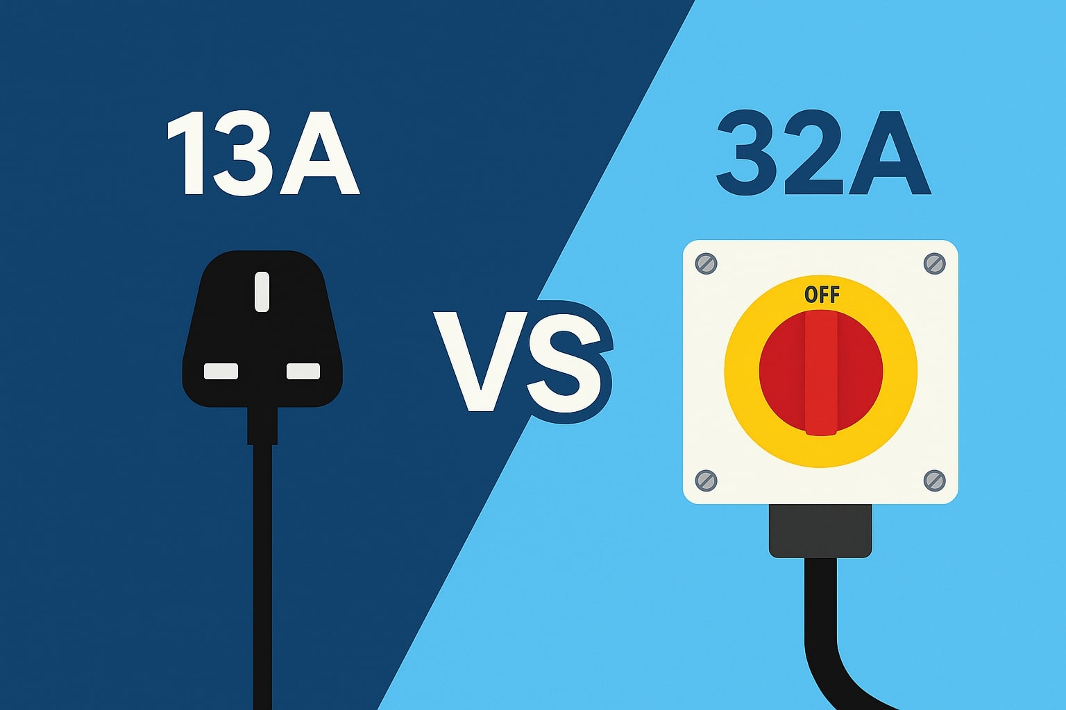 13A vs 32A hot tubs