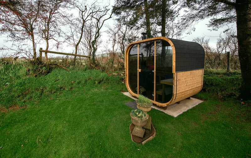 Sauna in a garden