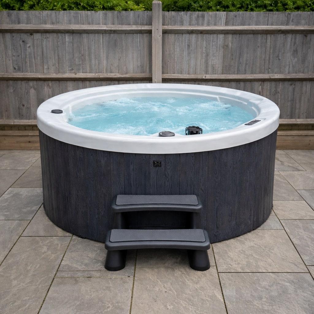 1000 Series hot tub by H2O Hot Tubs