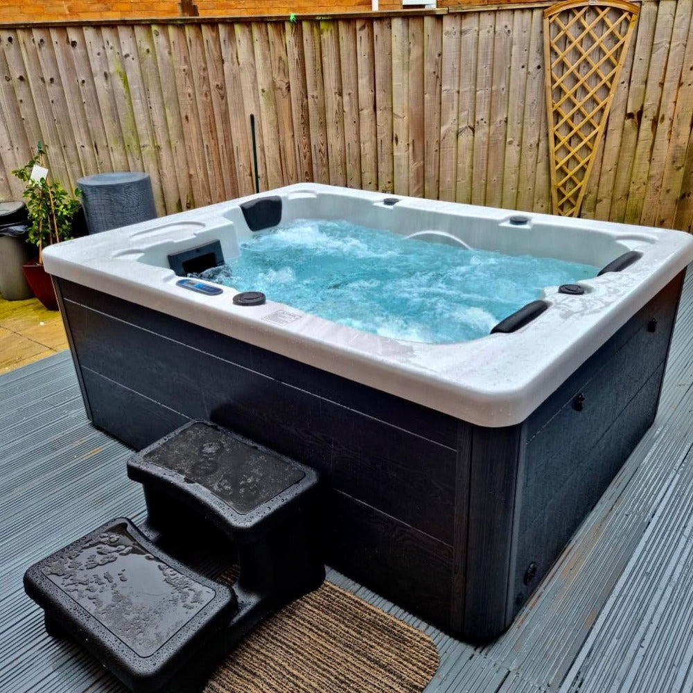 3 person small hot tub