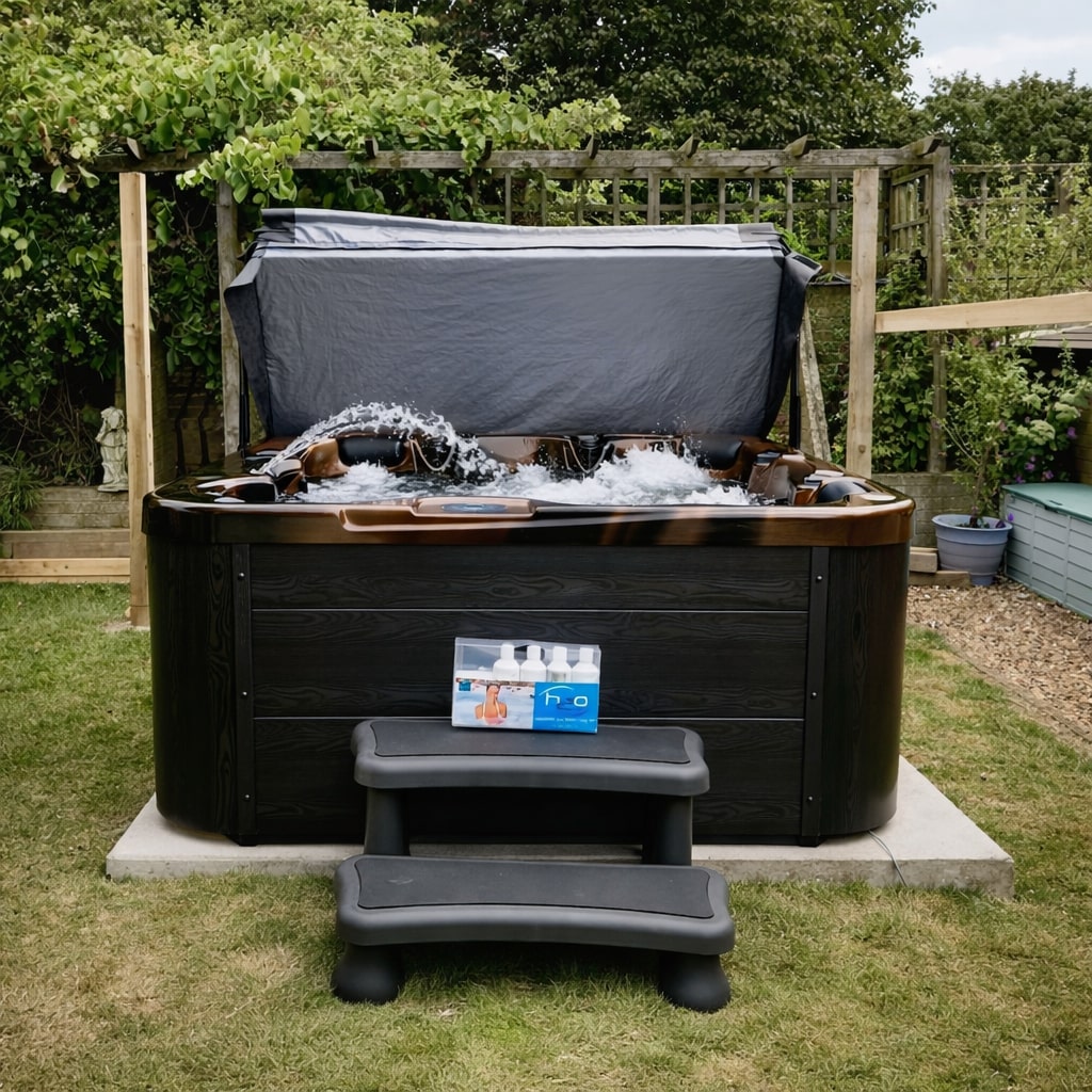 4500 Series hot tub by H2O Hot Tubs