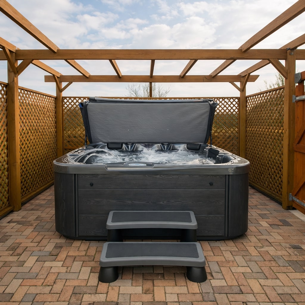 4500 Series hot tub by H2O Hot Tubs