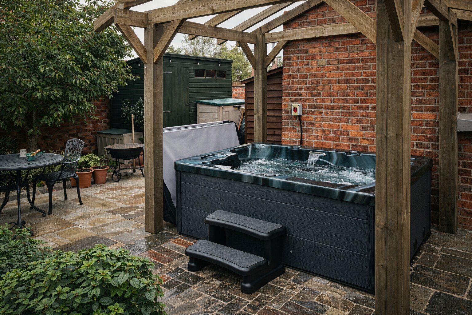 500 Series small 3 person hot tub