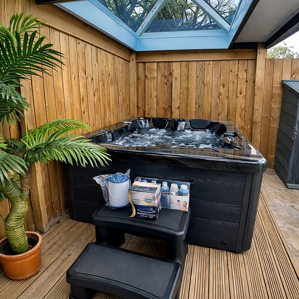 500 Series hot tub by H2O Hot Tubs