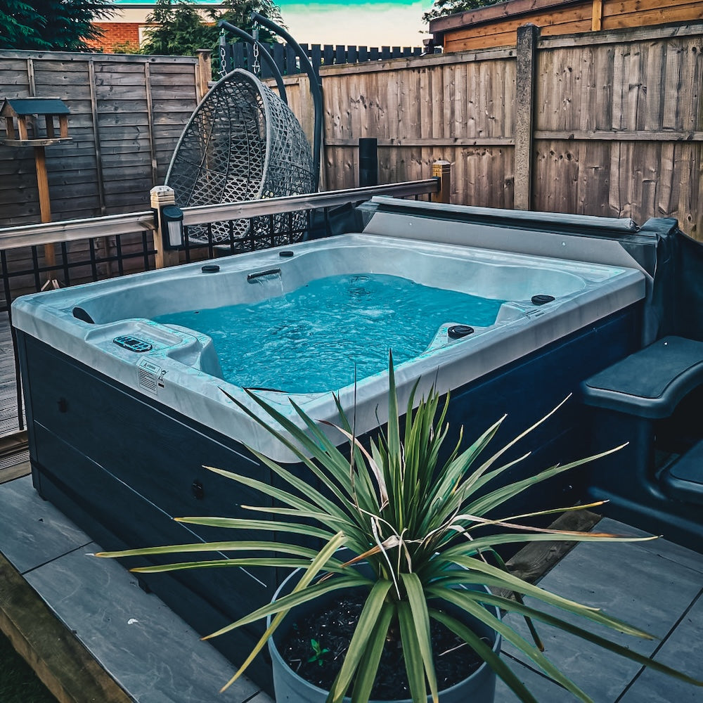 Pure Bliss hot tub by H2O Hot Tubs