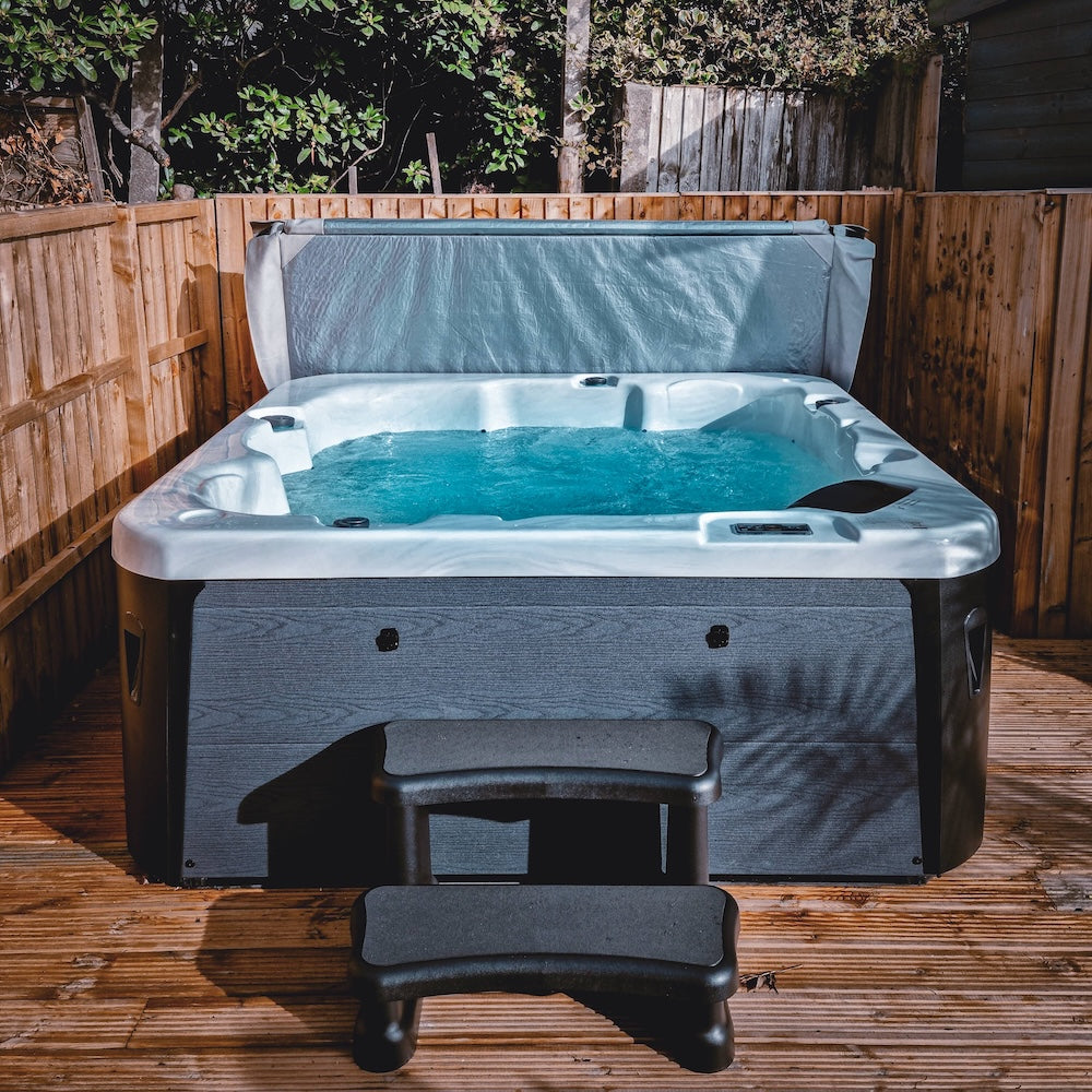 Azure hot tub for sale by H2O Hot Tubs