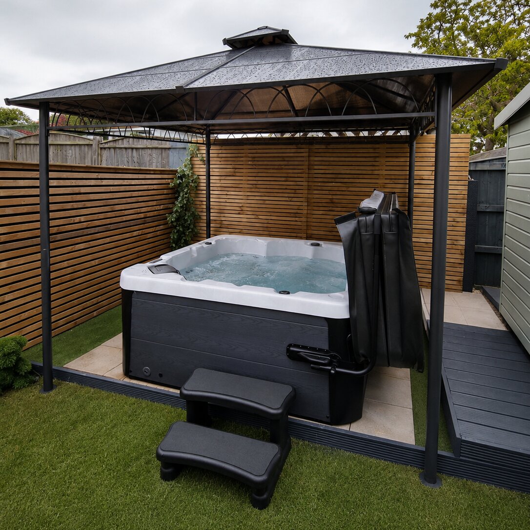 Azure 13A Plug & Play hot tub for sale by H2O Hot Tubs