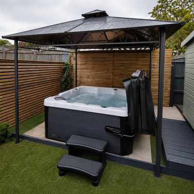 Azure 13A Plug & Play hot tub for sale by H2O Hot Tubs