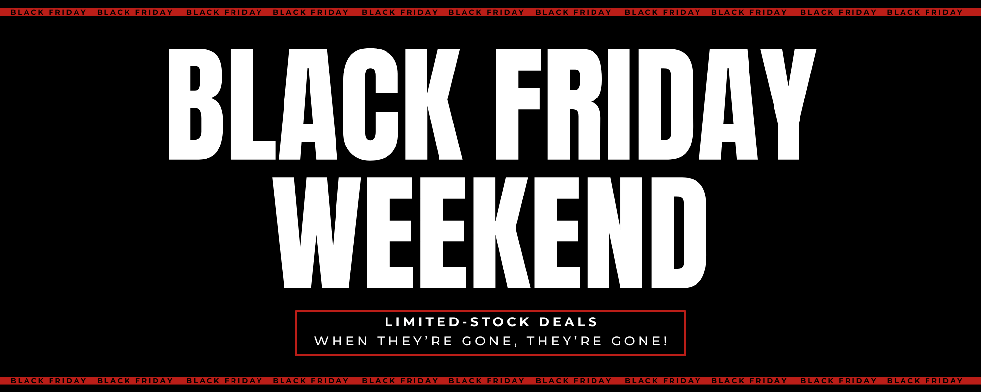 Black Friday weekend hot tub sales banner