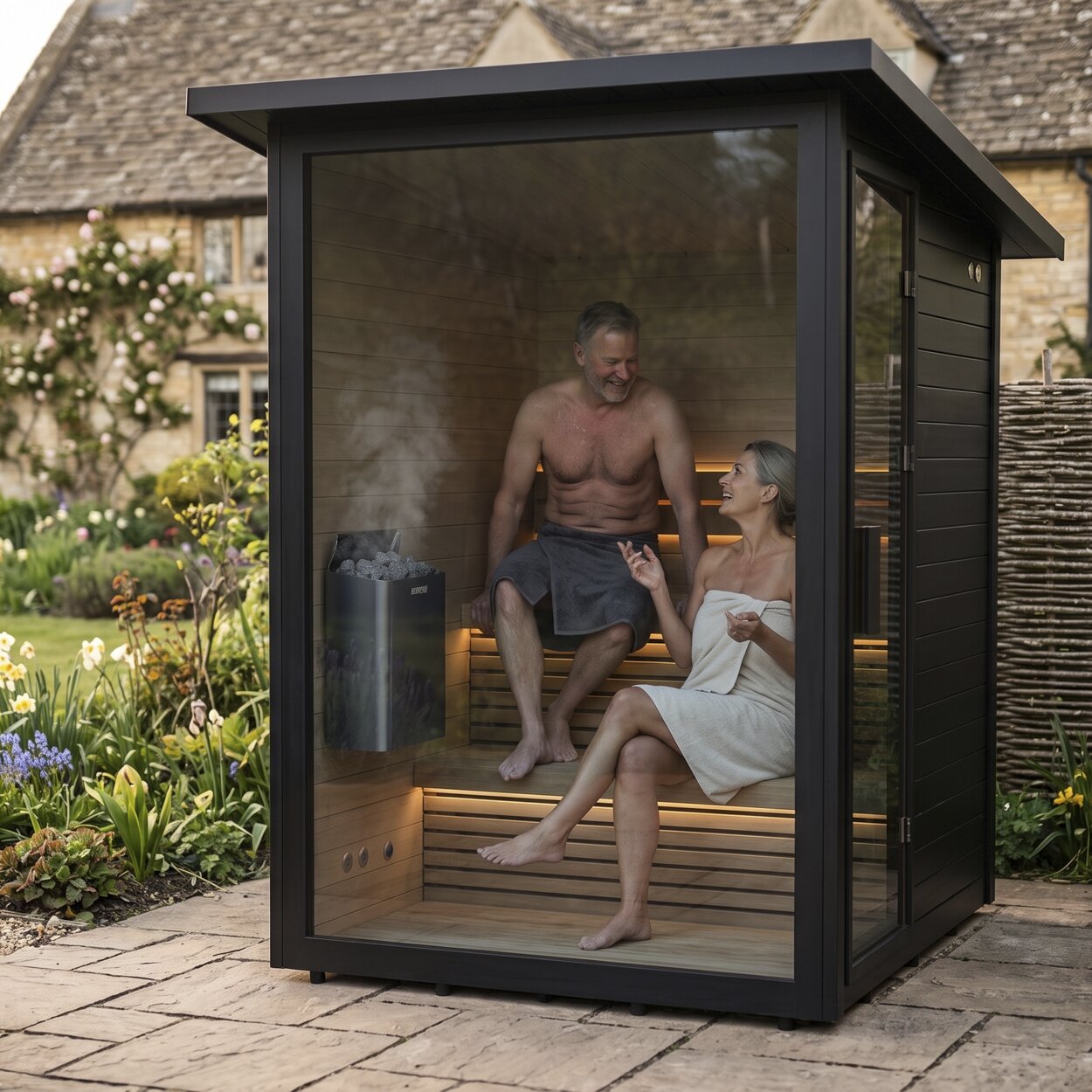 Cabin outdoor garden sauna