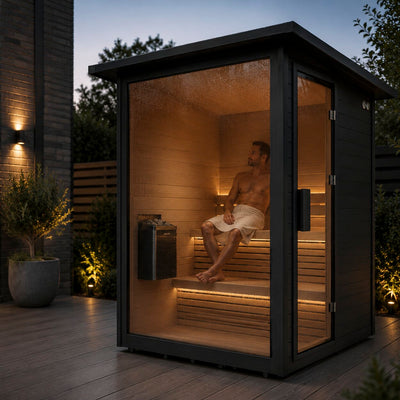 Cabin outdoor garden sauna