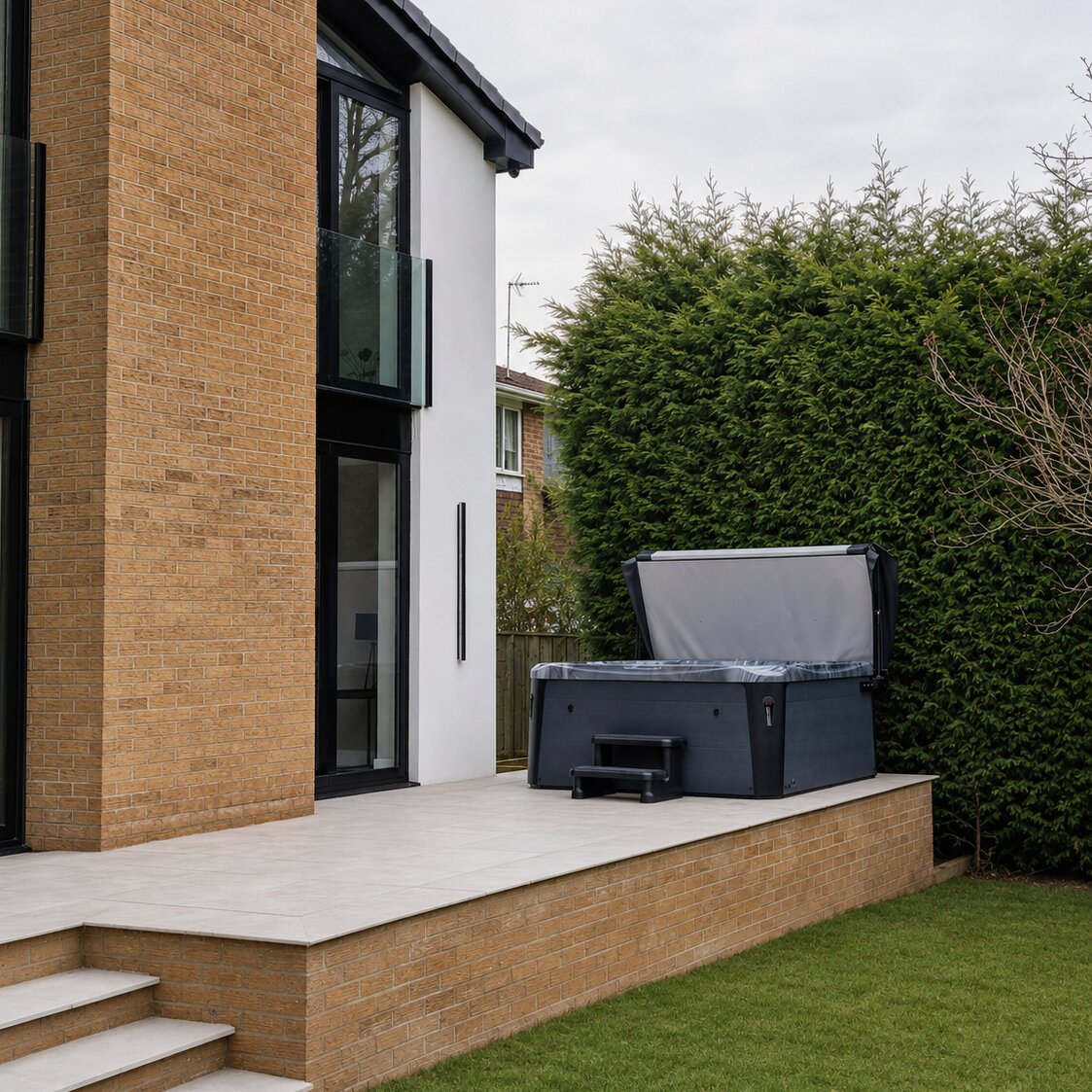 Coral hot tub by H2O Hot Tubs