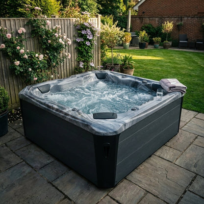 Coral hot tub