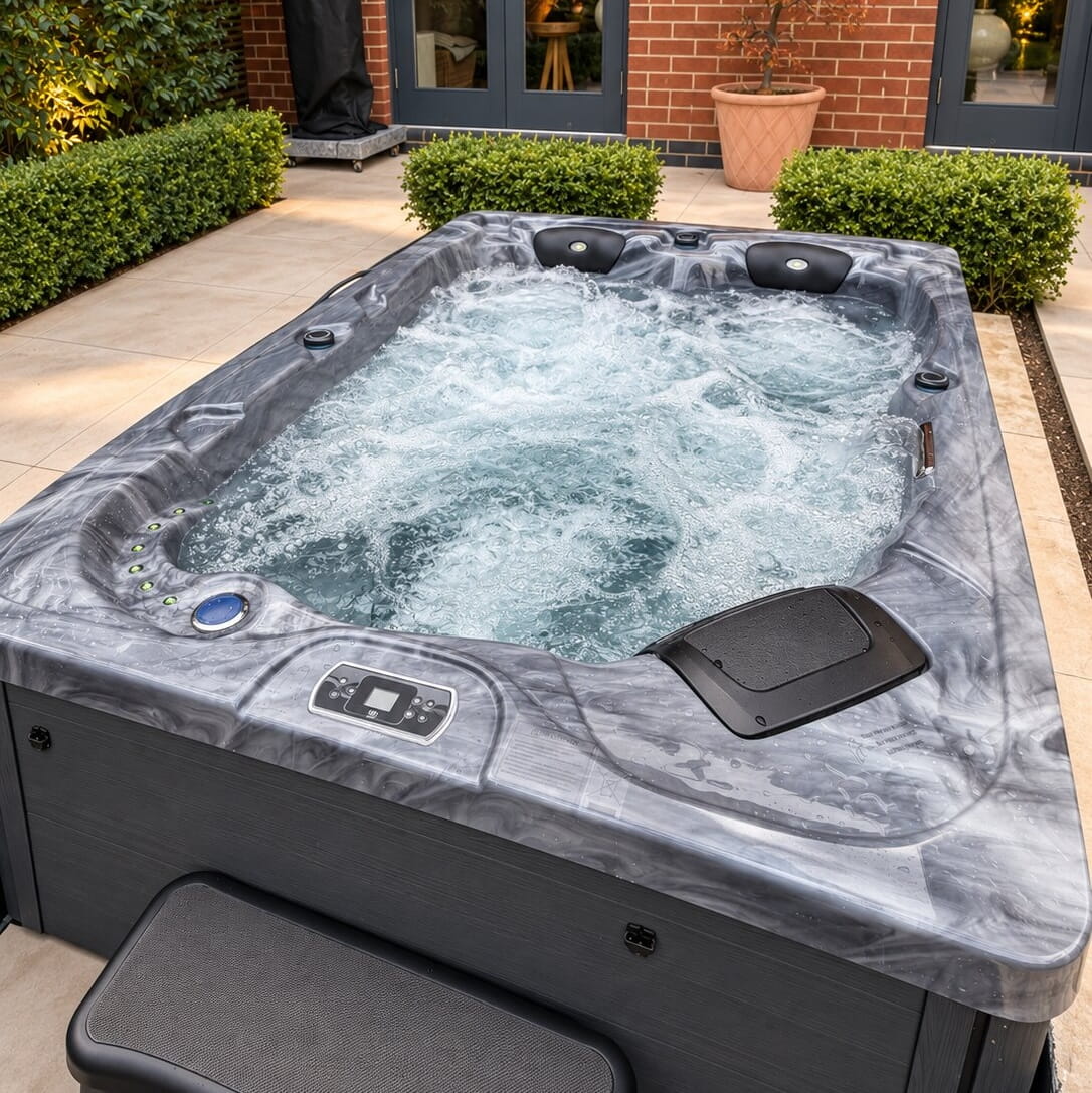 Ember Pro garden hot tub by H2O Hot Tubs