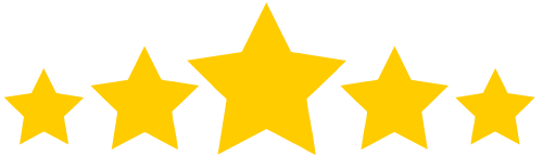 Five stars graphic