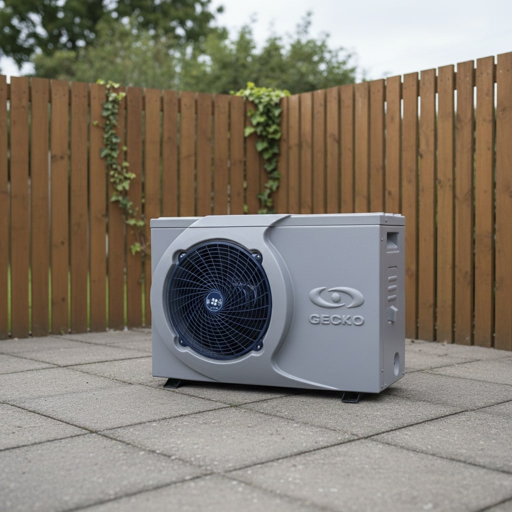 Gecko heat pump for hot tubs