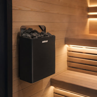 Harvia wall-mounted sauna heater