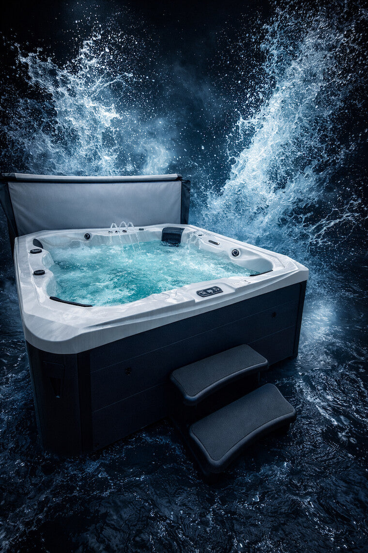 Hot tub for sale with water explosion