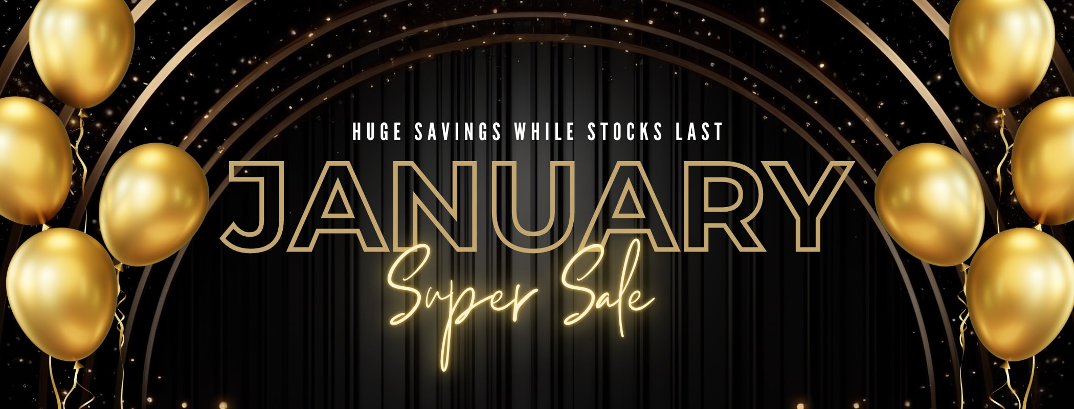 January hot tub sale hero banner