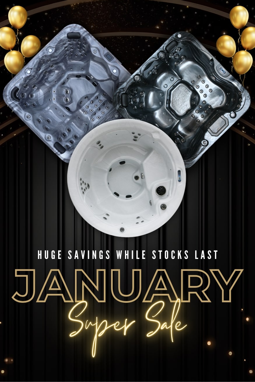 january hot tub sale banner