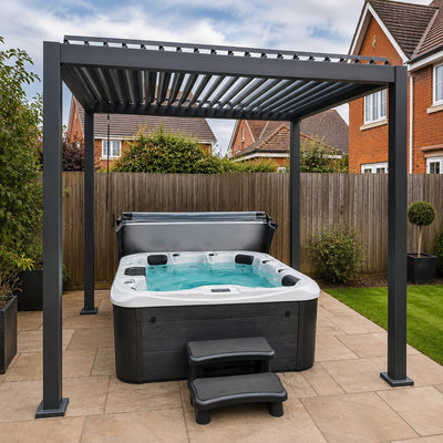 3m x 3m Premium Hot Tub Pergola