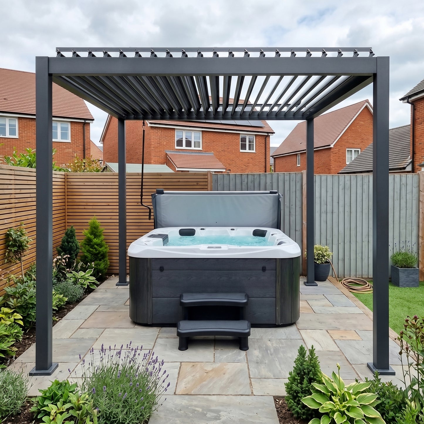 3m x 3m Premium Hot Tub Pergola