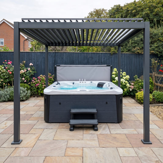 3m x 3m Premium Hot Tub Pergola