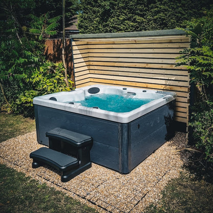 Pure Bliss hot tub by H2O Hot Tubs