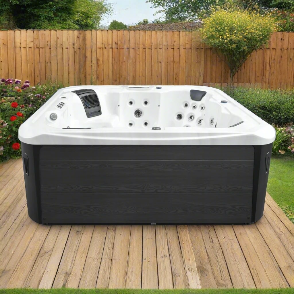Retreat Bay XL hot tub on decking