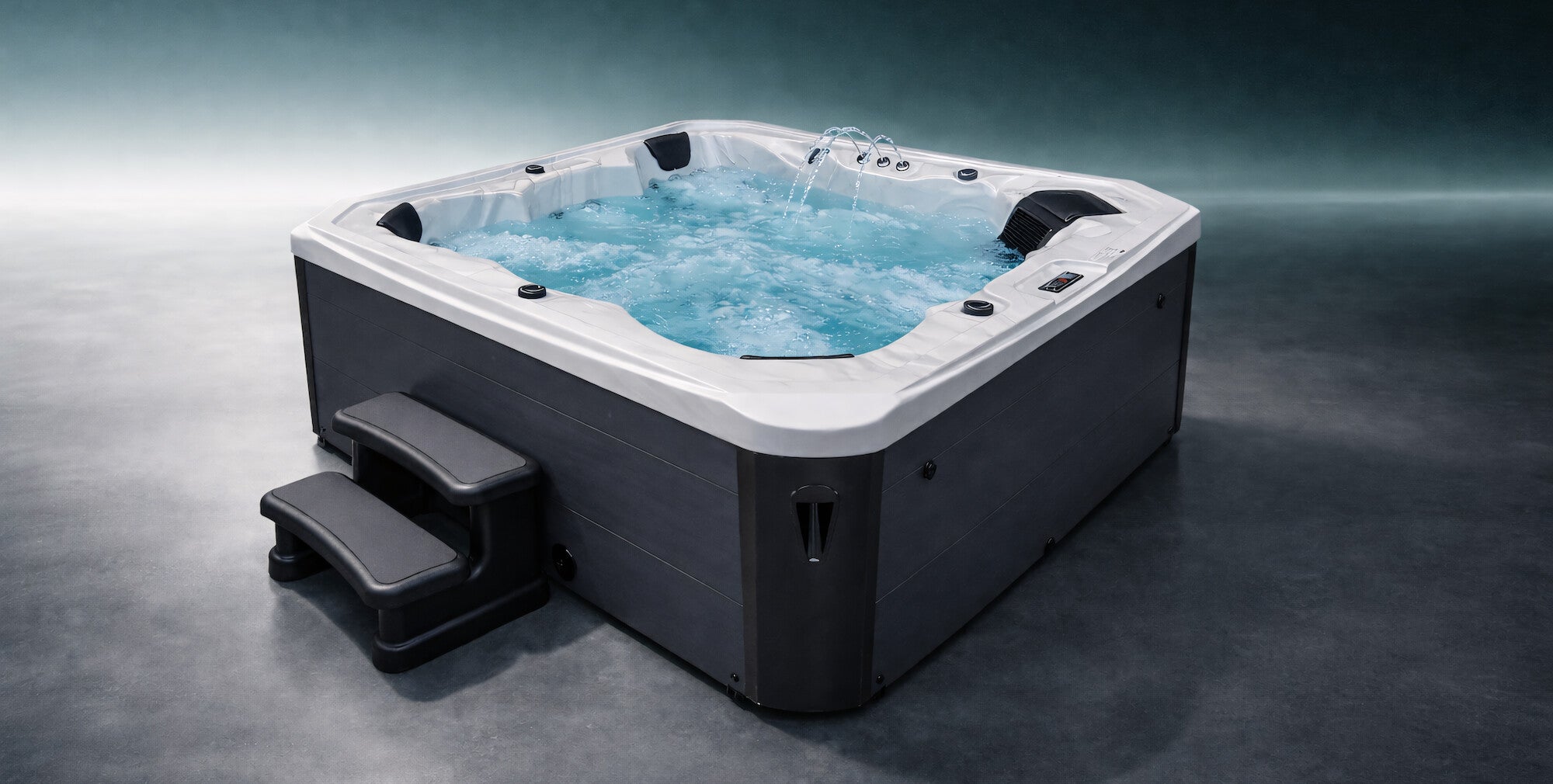 A beautiful hot tub for sale
