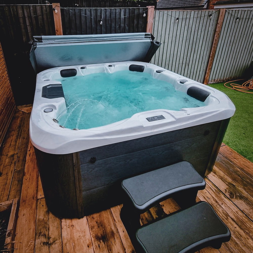 Retreat Pro hot tub on decking 