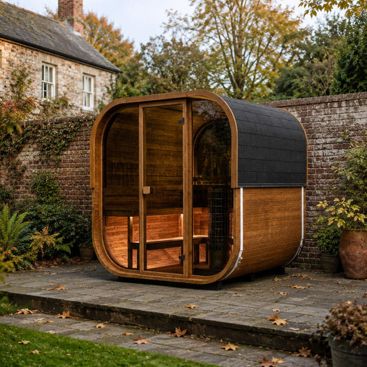 Cube outdoor garden sauna for sale
