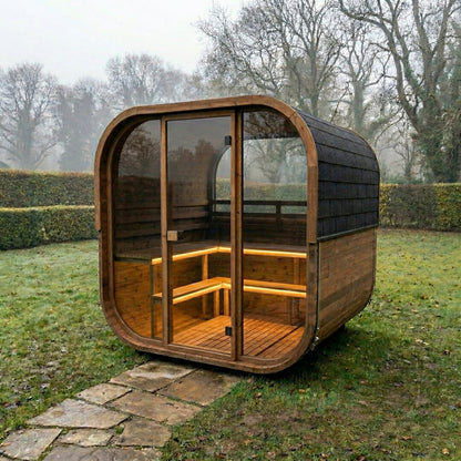 Cube 250 sauna for sale by H2O Hot Tubs