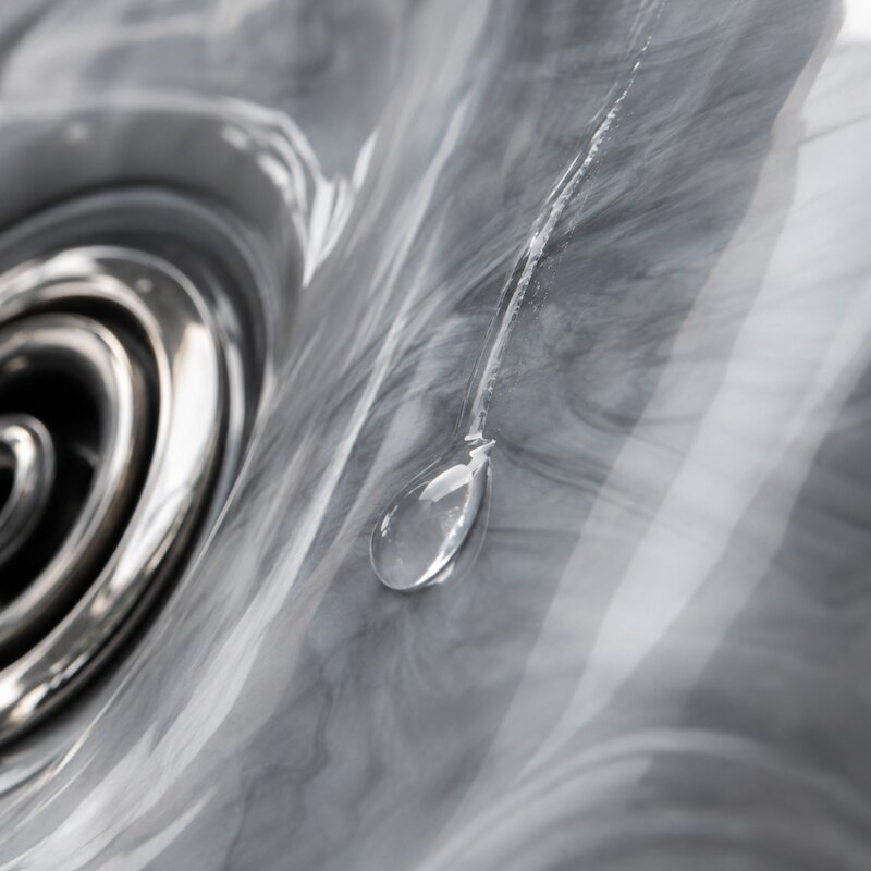 Hot tub shell surface in Storm Cloud