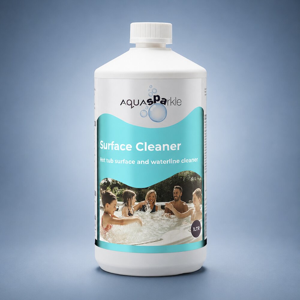 Hot tub surface cleaner
