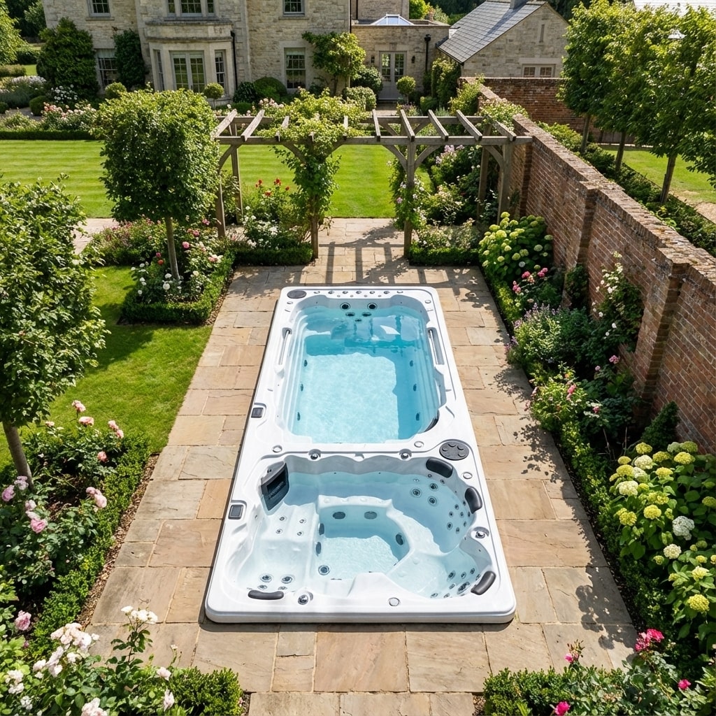 Vesta 5.8m swim spa by H2O Hot Tubs