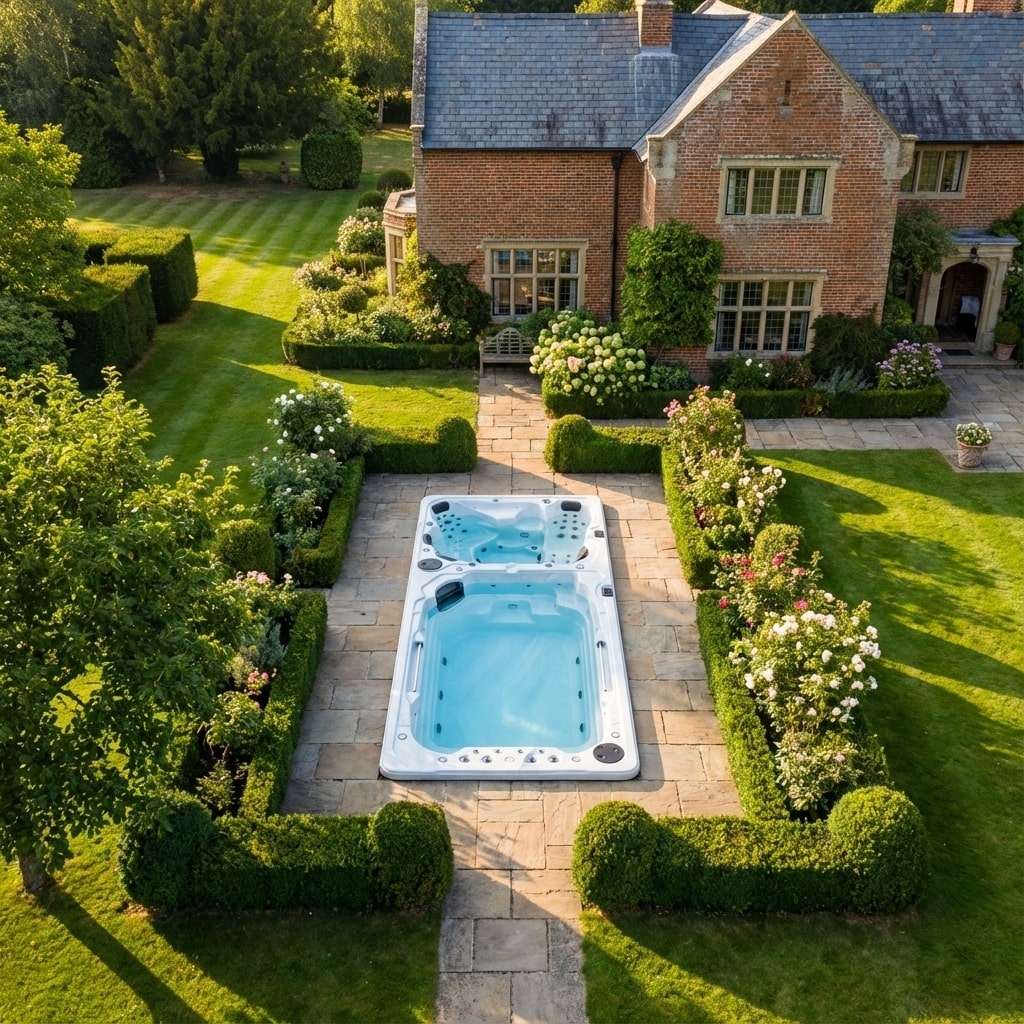 Vesta 5.8m swim spa by H2O Hot Tubs